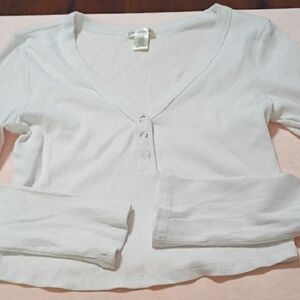 Bozzolo White Long Sleeve Kids Tee